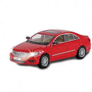 Машина Тойота металлическая, инерционная, свет и звук, открываются двери (Технопарк, 843-WBsim)